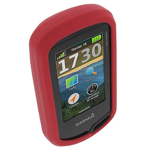 foto-kontor Funda para Garmin Oregon 600 Oregon 600t Oregon 700 Protectora Silicona Carcasa protección roja