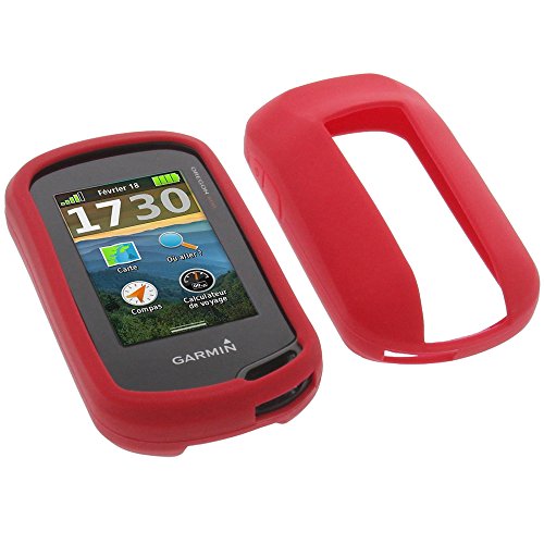 foto-kontor Funda para Garmin Oregon 600 Oregon 600t Oregon 700 Protectora Silicona Carcasa protección roja