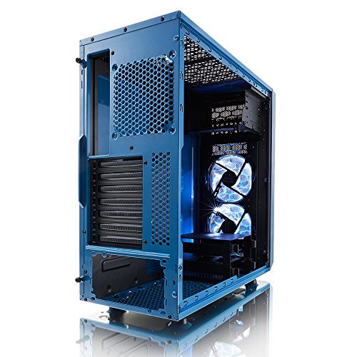 Fractal Design Focus G 2 x Ventiladores Silenciosos USB3 Ventana Panel ATX PC Case – Azul