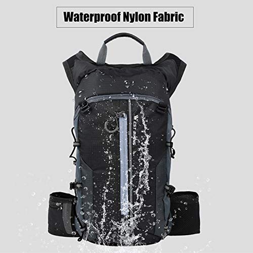 FSSQYLLX Bicycle Backpack Folding Outdoor Sports Road Bike Waterproof Bag Travel Climbing Bags