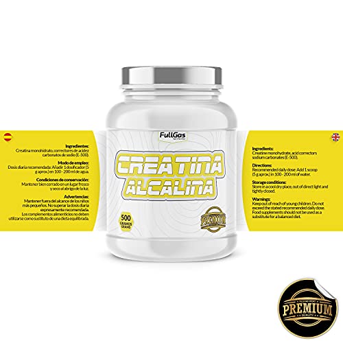 FullGas - CREATINA ALCALINA 500g