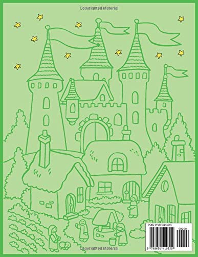 Fun Mazes for Kids: Fun mazes worksheets for kids , kindergarten, smart toddlers ( and Ages 6 -10 ) , improve intelligence and Build Confidence : castle maze and  green cover
