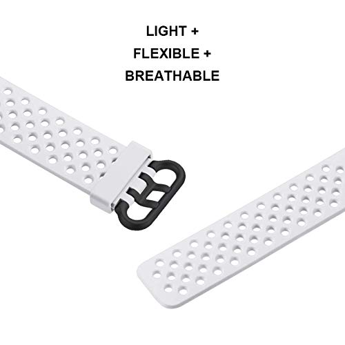 FunBand Fitbit Charge 3/Charge 4 Correa, Edición Especial Soft Silicona Deportes Recambio de Pulseras Ajustable Reemplazo Accesorios para Reloj Fitbit Charge 3/Charge 4