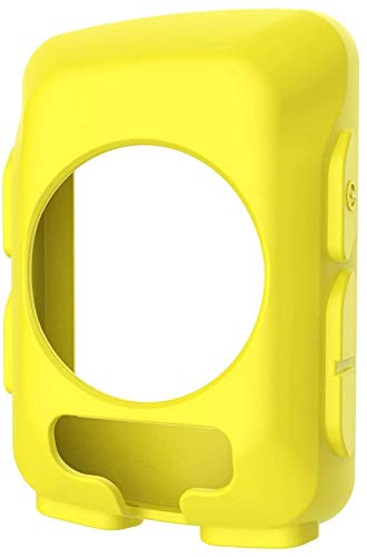 Funda compatible con Garmin Edge 520 Plus – Funda protectora de silicona – Accesorios para ordenador de bicicleta GPS (AMARILLO)