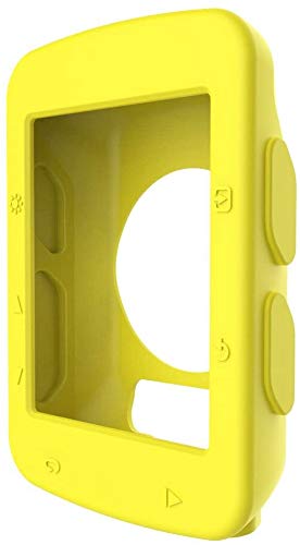 Funda compatible con Garmin Edge 520 Plus – Funda protectora de silicona – Accesorios para ordenador de bicicleta GPS (AMARILLO)