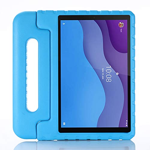 Funda Infantil Lenovo Tab M10 HD TB-X306F TB-X306X 10.1" 2020, Carcasa Niño Antigolpes con Asa Convertible Tapa de Soporte, Funda Bebé Ligera para Lenovo Tab M10 HD TB-X306F TB-X306X 10.1" 2020 (Azul)