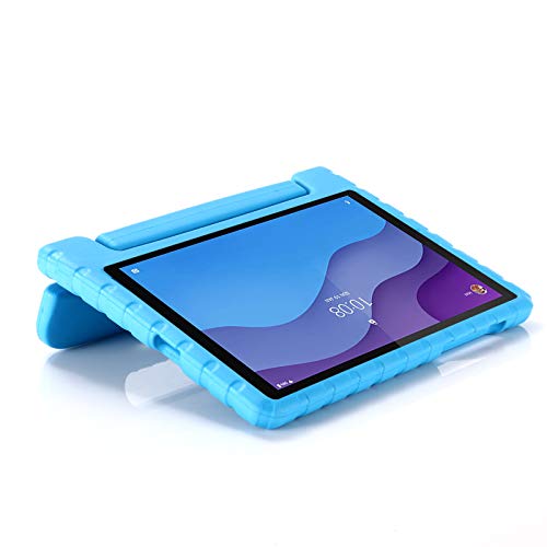 Funda Infantil Lenovo Tab M10 HD TB-X306F TB-X306X 10.1" 2020, Carcasa Niño Antigolpes con Asa Convertible Tapa de Soporte, Funda Bebé Ligera para Lenovo Tab M10 HD TB-X306F TB-X306X 10.1" 2020 (Azul)