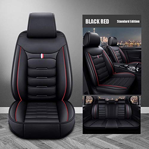 Fundas De Asiento De Coche para Renault Kadjar Koleos Megane II Laguna Latitude Fluence Scenic Captur Talisman Accesorios De Coche, Negro Rojo EstáNdar