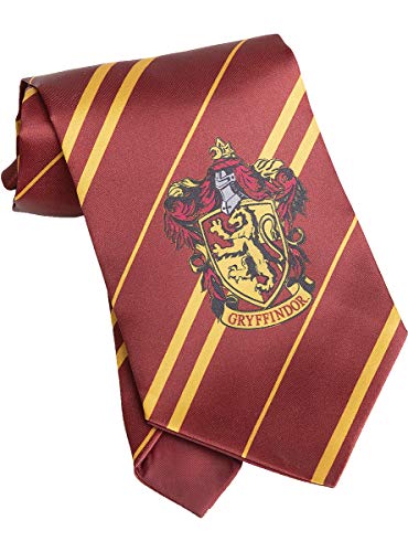 Funidelia | Corbata Harry Potter Gryffindor Oficial para Hombre y Mujer ▶ Hogwarts, Magos, Películas & Series - Color: Granate, Accesorio para Disfraz - Licencia: 100% Oficial