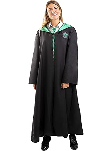 Funidelia | Corbata Slytherin Harry Potter Oficial para Hombre y Mujer ▶ Hogwarts, Magos, Películas & Series - Color: Verde, Accesorio para Disfraz - Licencia: 100% Oficial