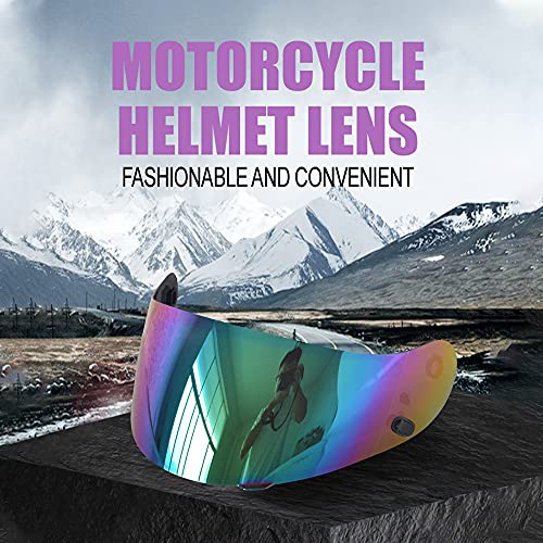 Funien Lente de Casco de Motocicleta,Reemplazo de la Visera de la Lente del Casco del Escudo del Viento Anti-UV Anti-arañazos de la Motocicleta para el Casco de Moto CS-15 TR-1 FG-15 HS-11 FS-15