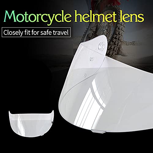 Funien Lente de Casco de Motocicleta,Reemplazo de la Visera de la Lente del Casco del Escudo del Viento Anti-UV Anti-arañazos de la Motocicleta para el Casco de Moto CS-15 TR-1 FG-15 HS-11 FS-15