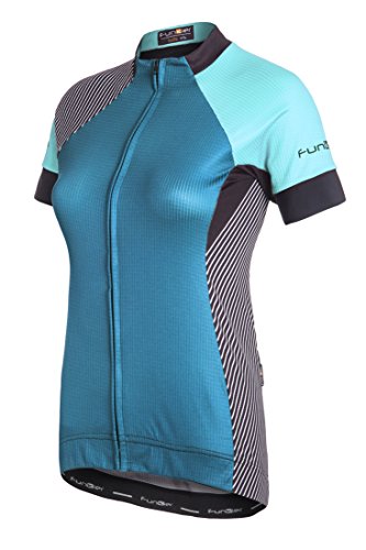 Funkier Mataro Wj814 Pro Short Sleeve Cycling Jersey, Mujer, Azul, L