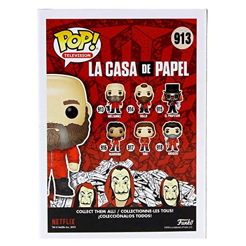 Funko - Pop! TV: La Casa de Papel - Helsinki Figura Coleccionable, Multicolour (44194)