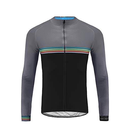 Future Sports Hombre Cycling Jersey Maillot Ciclismo Manga Larga Camiseta de Ciclistas Ropa Ciclismo