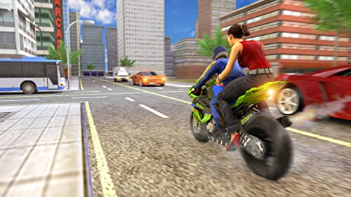 Futurista Flying Bike Taxi Racing Simulator