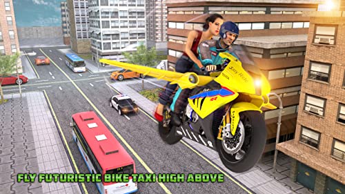 Futurista Flying Bike Taxi Racing Simulator