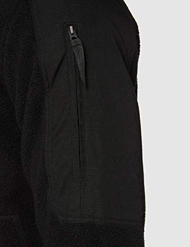 G-STAR RAW Tech Fleece Zip Thru Jersey de Punto, dk Negro C473-6484, Large para Hombre