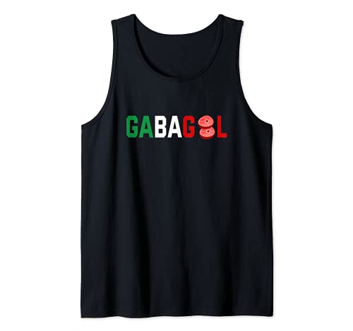 Gabagool Camisa Italiana Salami Capicola Gabagool Regalo Camiseta sin Mangas