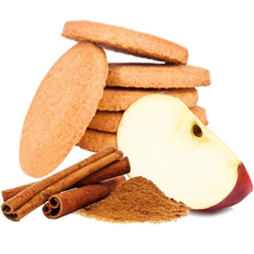 GALLETAS PROTEICAS Line@diet | 7x5 galletas sabor a MANZANA y CANELA | 29% de PROTEIN | Fit Snack 7 MANZANA Y CANELA