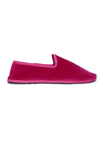 Gallo - Scarpez mujer terciopelo fucsia color liso, Rosa, 38 EU