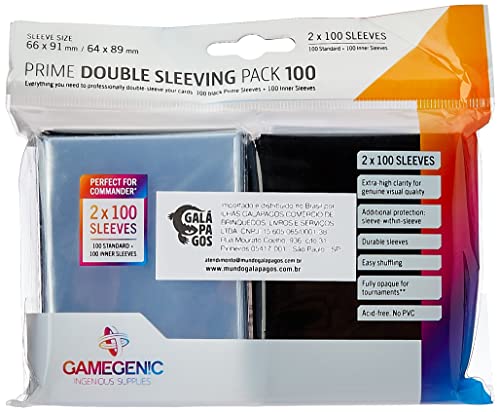 GAMEGEN!C Prime Double Sleeving Pack (100)