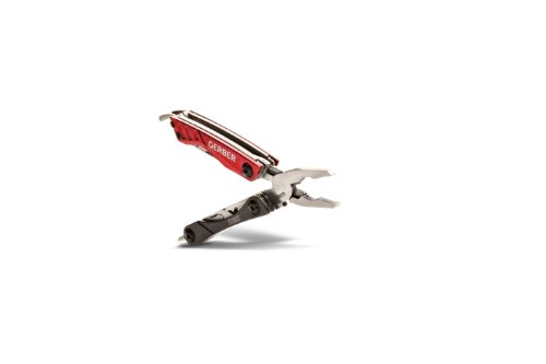 Gamo Outdoor Blister Herramienta de Caza, Gerber Multitools Dime Mini-Tool Red, Clam, Grau, 22-31-001040, Rojo, Talla Única