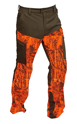 Gamo Outdoor Serrano Pantalones, Hombre, Naranja Camuflaje, 44