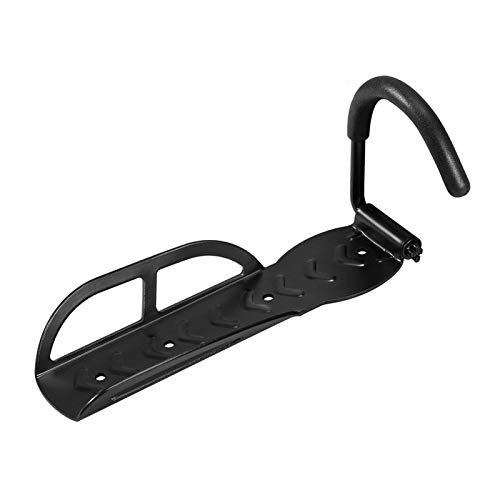 Ganchos de garaje, 1/2/4 PCS Mueble de pared soporte soporte de montaña Bicicleta Montaña Bicicleta de almacenamiento Montado en la pared Rack Stands Bicycle Steel Wall Hook Hook para bicicleta