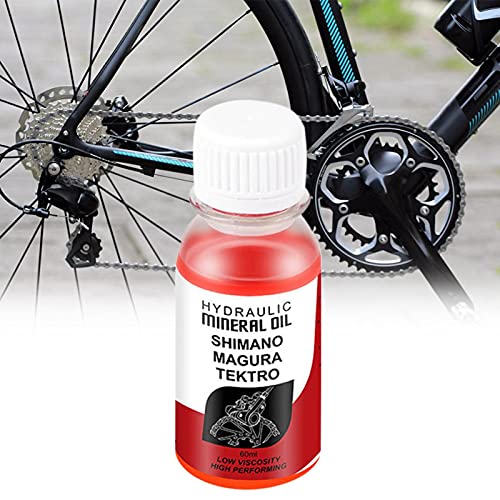 Ganmek Sistema de Frenos de Bicicletas Aceite Mineral Aceite de Frenos de Bicicletas Aceite Mineral Dot 51 para aceites hidráulicos del Sistema de Frenos Shimano Sram Brightly