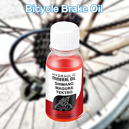Ganmek Sistema de Frenos de Bicicletas Aceite Mineral Aceite de Frenos de Bicicletas Aceite Mineral Dot 51 para aceites hidráulicos del Sistema de Frenos Shimano Sram Brightly