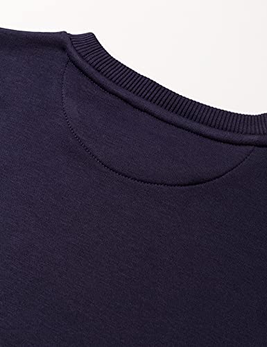 GANT D1. Medium Crest C-Neck Sudadera, Azul Noche, 176 cm para Niños