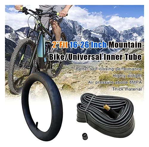 GAOLE 2 Durable Bicycle Road Road Vehicle Tire 16/18/20/22/24 / 26x1.75/1.95/2.125 para el Tubo de válvula de neumático de Bicicleta de Goma (Color: E) (Color : C)
