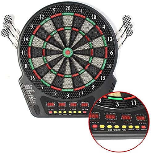 GAOTTINGSD Diana electrónica de Dardos Dartboard electrónico, Juegos de Interiores Tablero de Dart electrónico Profesional con 23 categorías Principales de Juegos y 243 subcategorías de Juegos