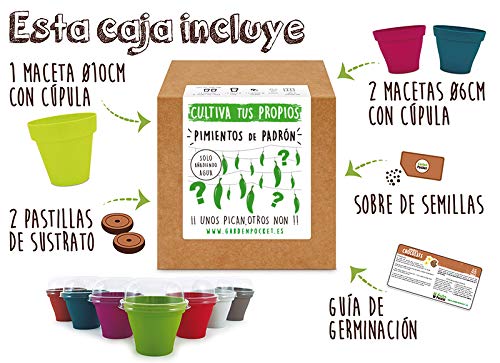 Garden Pocket - Kit Cultivo Pimientos de Padrón