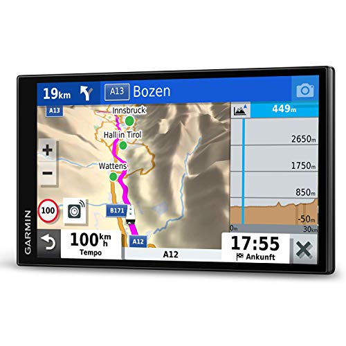 Garmin Camper 780 EU MT-S, Navegador GPS con mapas de por Vida (Pantalla de 6.95", Mapa Europa Completo)