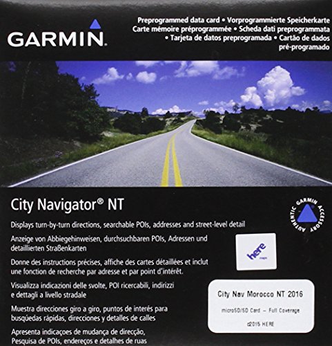 Garmin City Navigator NT - Mapa para GPS de Morocco