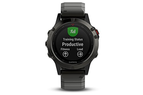 Garmin Fenix 5 Zafiro Gris con Correa metálica (010-01688-21)