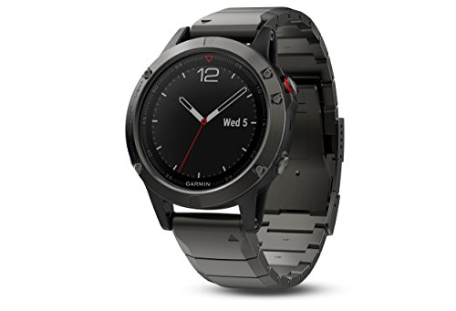 Garmin Fenix 5 Zafiro Gris con Correa metálica (010-01688-21)