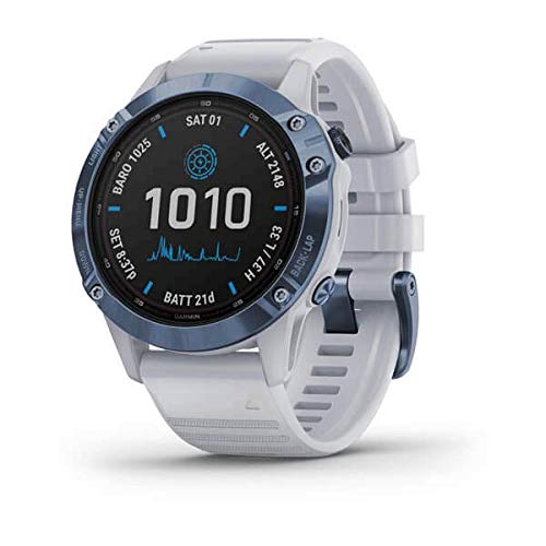 Garmin fēnix 6 Pro Solar, Reloj GPS Multideporte con energía Solar, características y Datos de Entrenamiento avanzado 010-02410-19