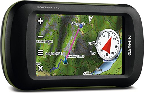 Garmin GPS de mano para exteriores (reacondicionado), pantalla de 4, 0.64, color Negro , Montana 610