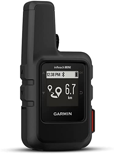 Garmin inReach Mini, Dispositivo de comunicación por satélite ligero y compacto con GPS, Negro