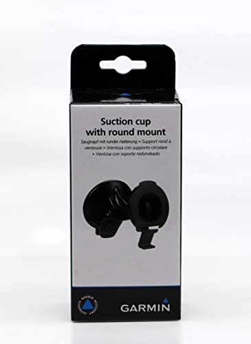 Garmin Suction Cup Mount - Soporte para GPS, negro