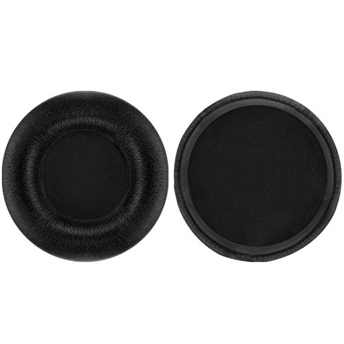 Geekria QuickFit Protein Leather Almohadillas para Auriculares Monster DNA en la Oreja, Almohadillas de Repuesto para Auriculares, Almohadillas de Repuesto (Negro)