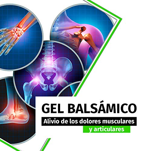 GEL 200ML Efecto Frio Antiinflamatorio/Crema Antiinflamatoria para dolores Musculares. Mejor pomada para Masajes y Recuperador post Entrenamiento, alivio de Tendinitis Contracturas