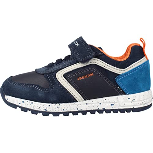 Geox B Alben Boy C, Zapatillas Bebé-Niños, Azul (Navy/Octane), 21 EU
