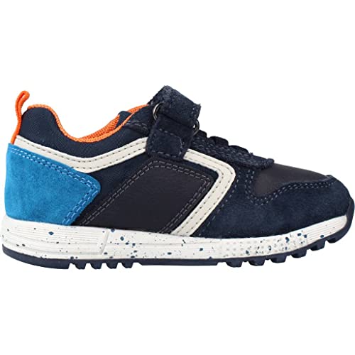 Geox B Alben Boy C, Zapatillas Bebé-Niños, Azul (Navy/Octane), 21 EU