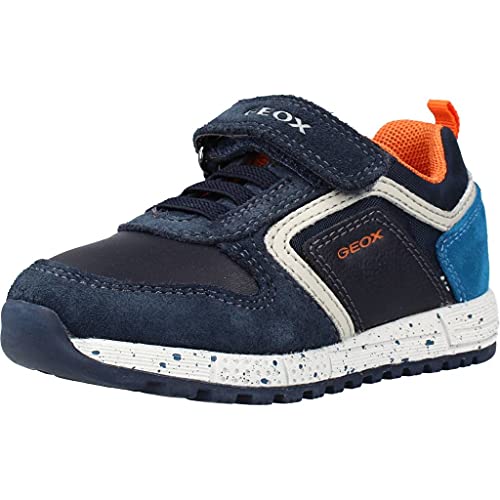 Geox B Alben Boy C, Zapatillas Bebé-Niños, Azul (Navy/Octane), 21 EU
