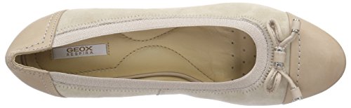 Geox D FLORALIE A Zapatos De Tacón Mujer, Beige (Lt Taupec6738), 35 EU