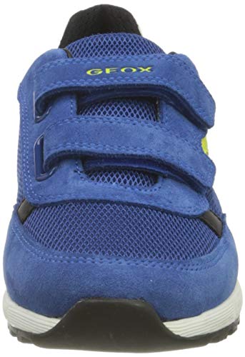 Geox J Alben Boy A, Zapatillas Niños, Azul (Royal Lime), 28 EU